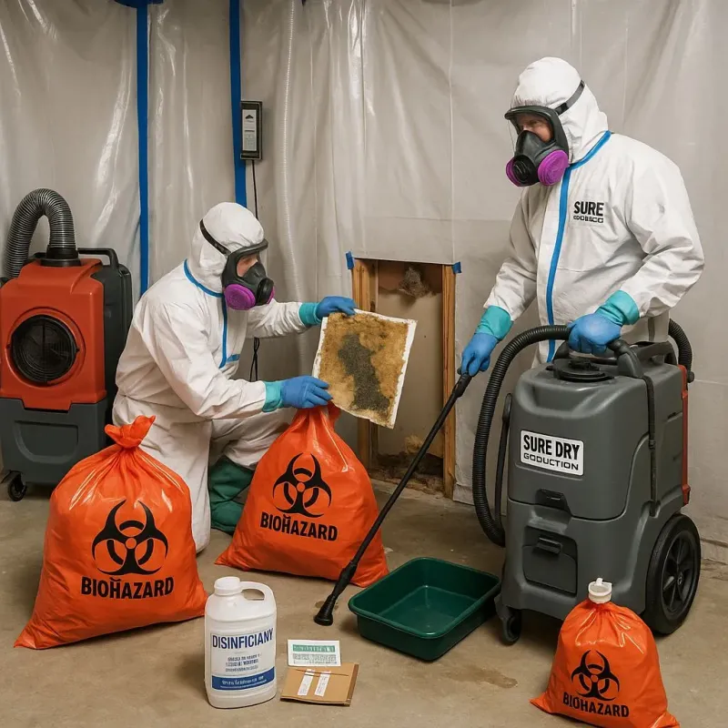 Contaminated Water Handling Protocols process in Dickens County, TX